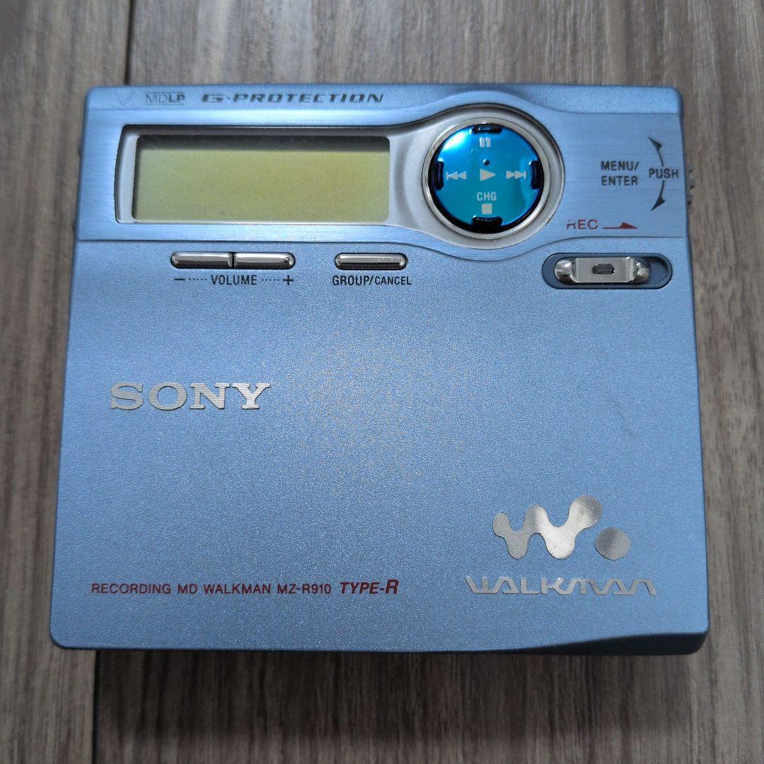 SONY ポータブルMDプレーヤー MZ-R910 ジャンク品