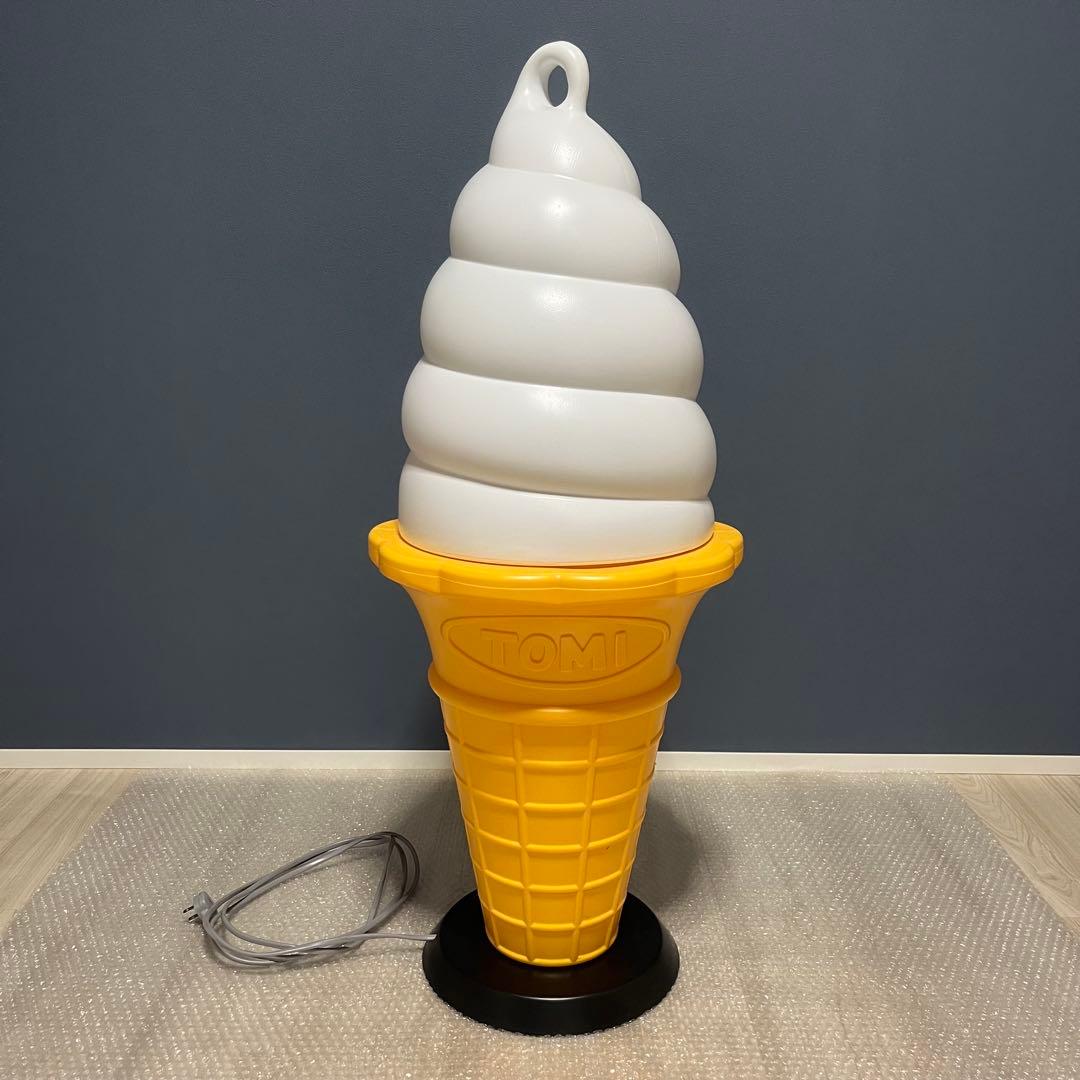 スジャータ TOMI ソフトクリーム ライト ディスプレイ 非売品 あんどん