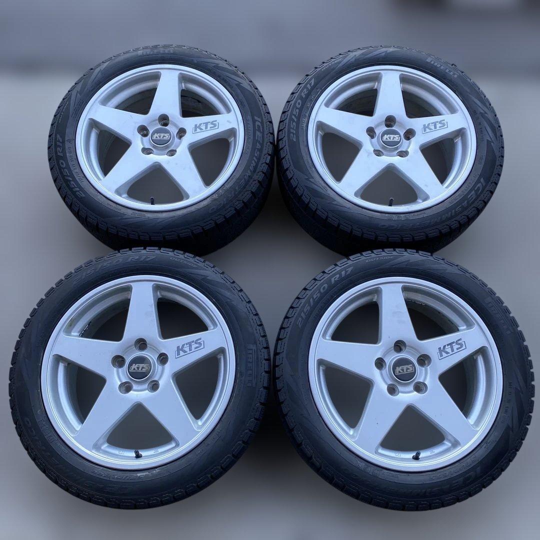 中古溝あり‼️ピレリスタッドレスセット215/50R17 スバル レヴォーグ