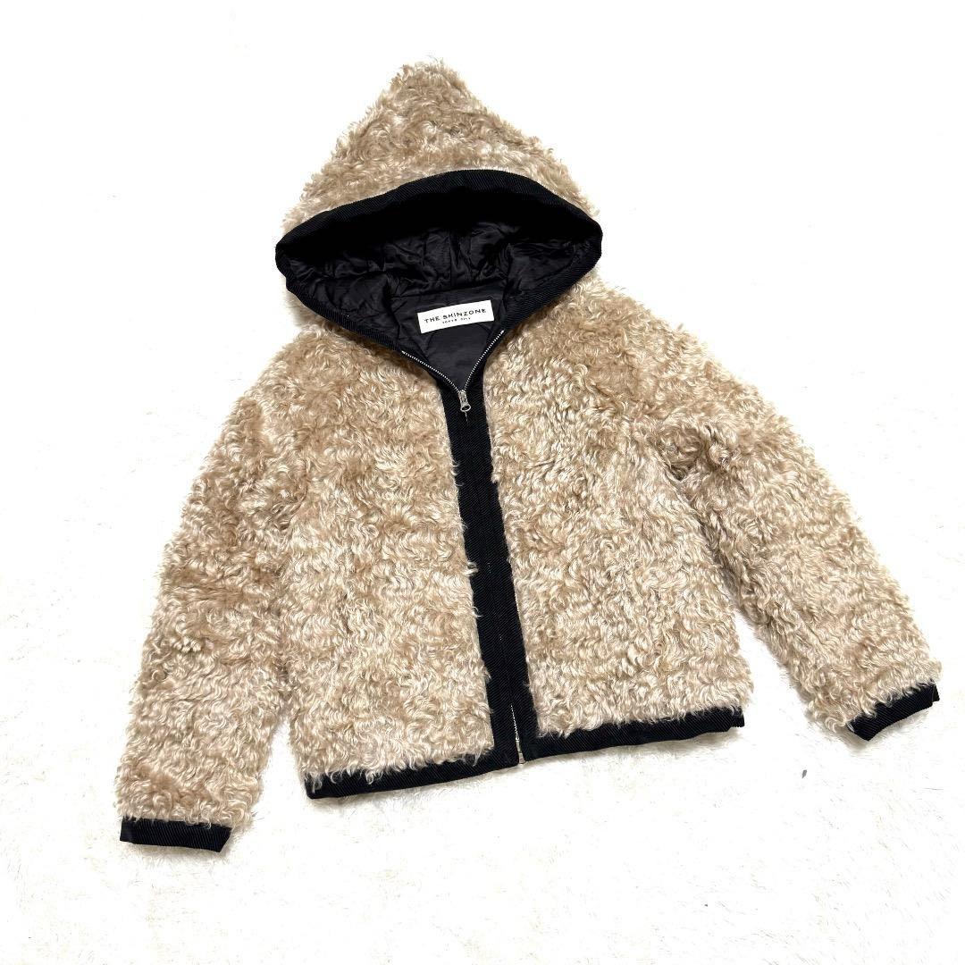 THE SHINZONE ザシンゾーン ファー パーカー モヘヤ キルティング