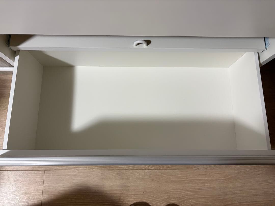 dinos ホワイト 4段引き出し収納 食器棚