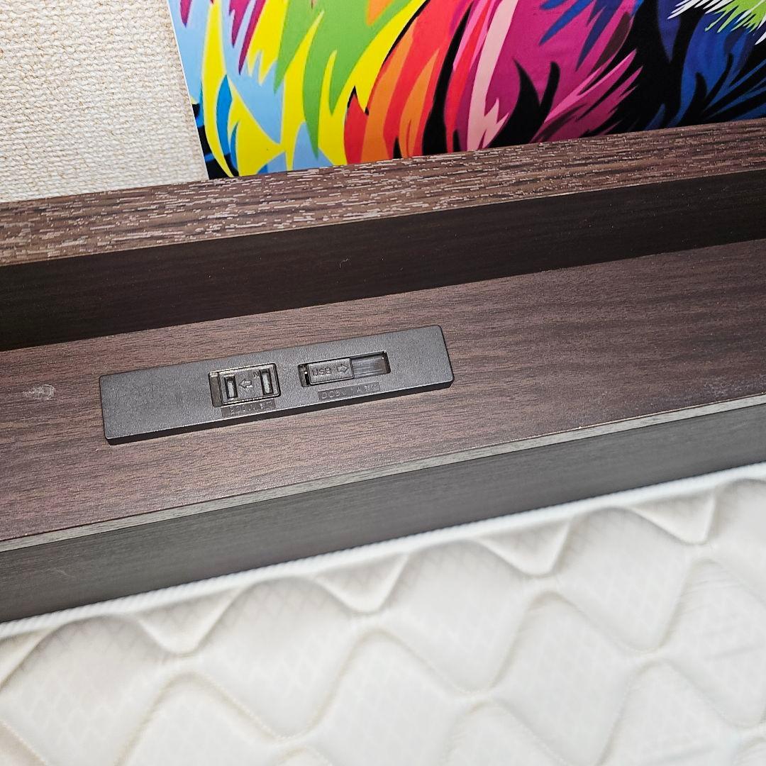 セミダブルベッド+マットレス semi-double 東京23区への無料配送