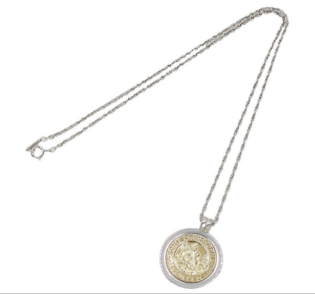 S2471 美品 ティファニー セント クリストファー ネックレス