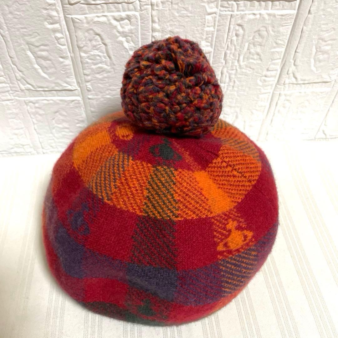 Vivienne Westwood ベレー帽 ボンボン オーブロゴ 日本製