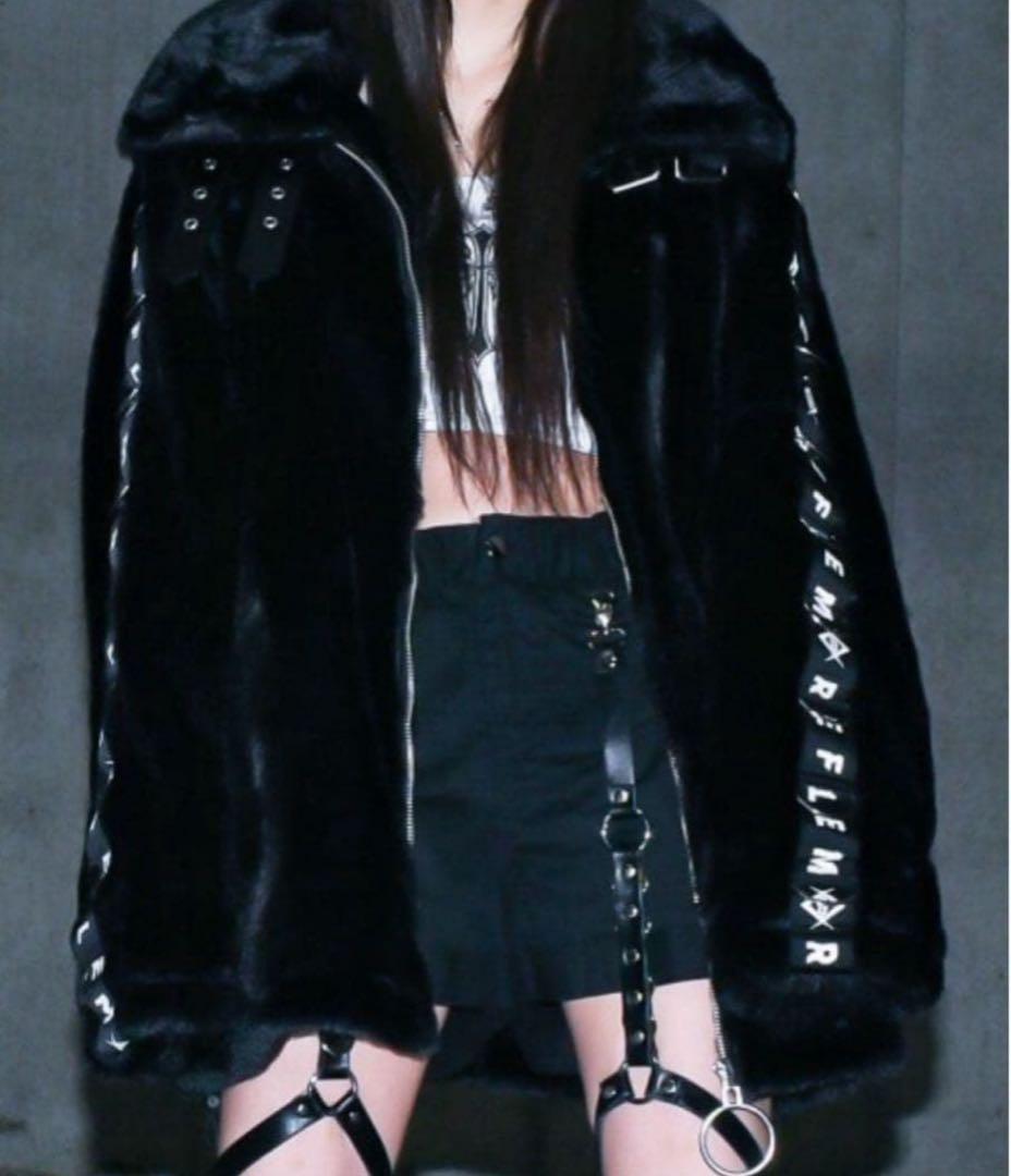 REFLEM/レフレム PUレザーロゴ ファージャケット