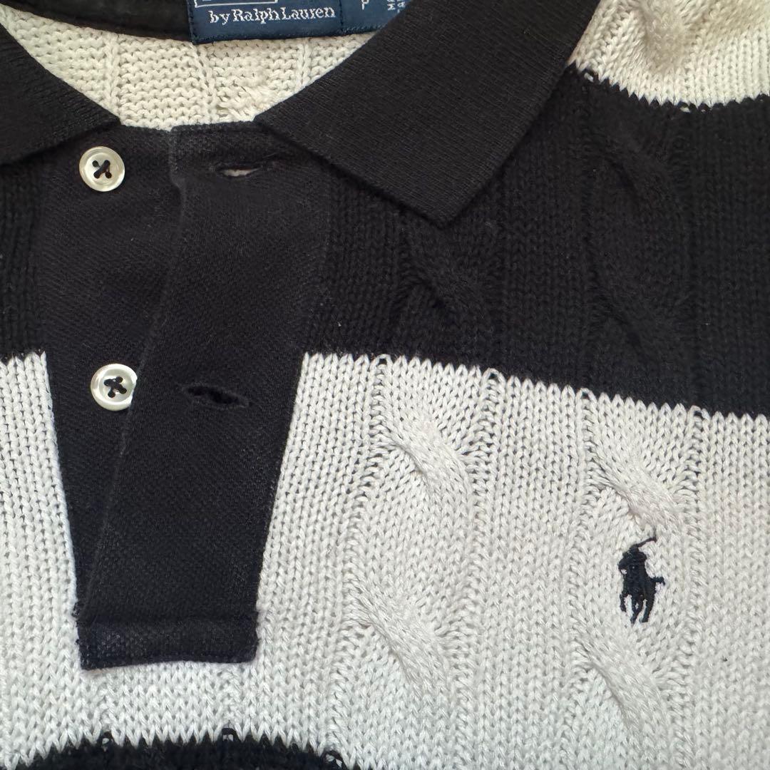ポロラルフローレン　半袖ニットポロシャツ