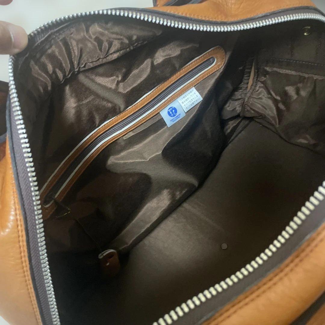 【美品】PORTER BARON 2WAY BOSTON BAG ブラウン