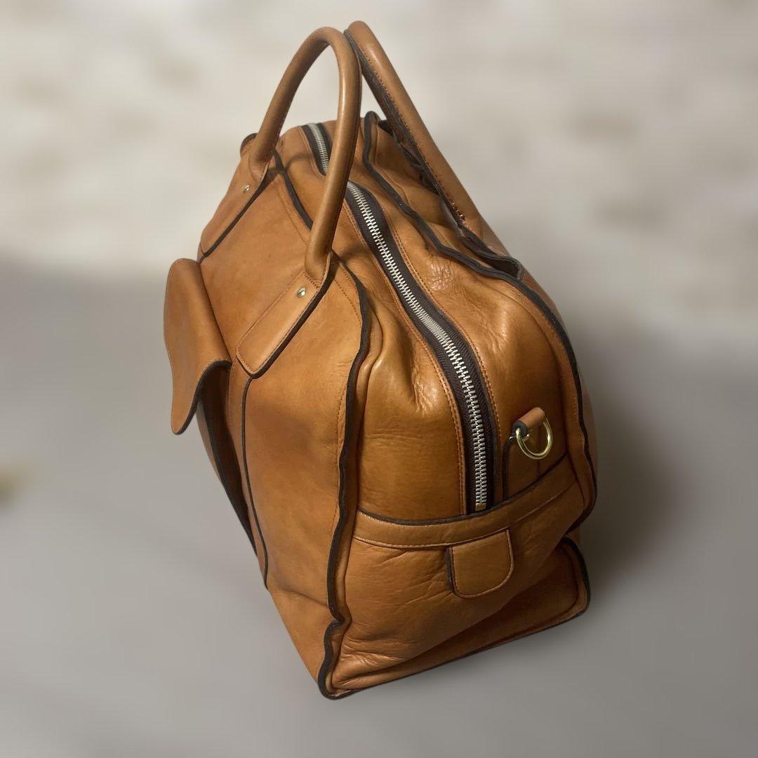 【美品】PORTER BARON 2WAY BOSTON BAG ブラウン