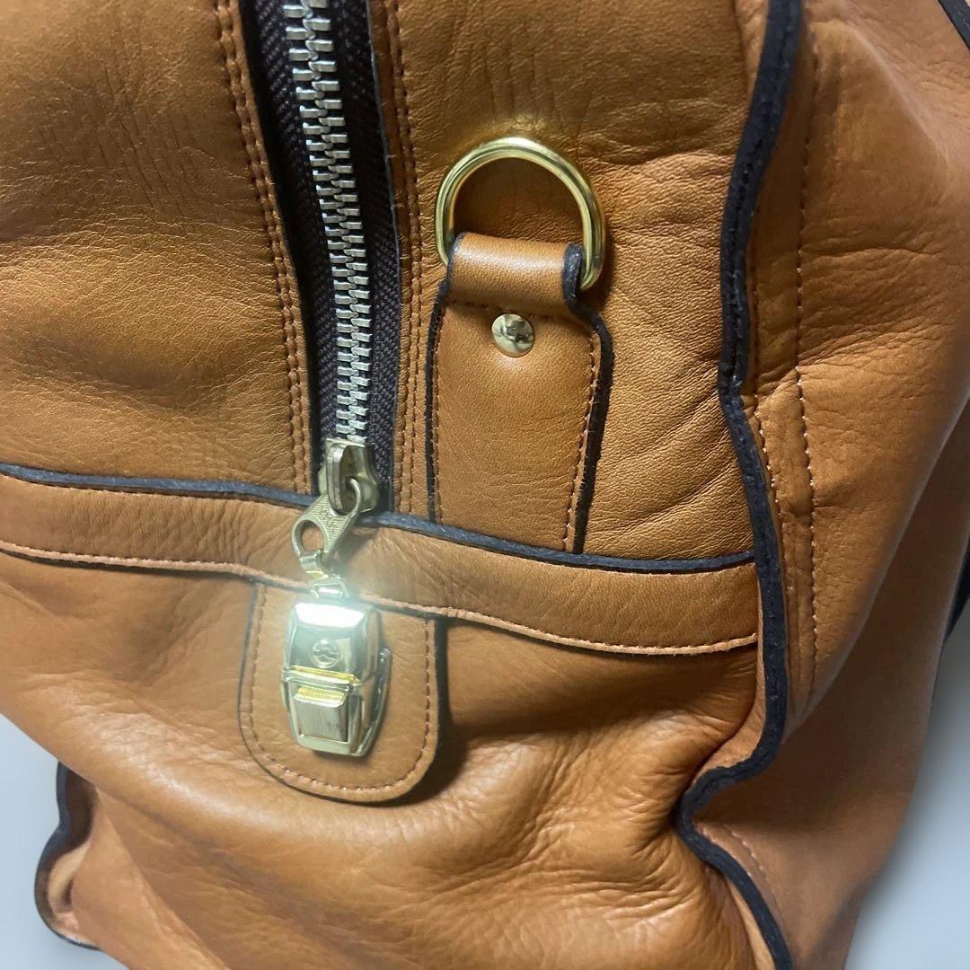 【美品】PORTER BARON 2WAY BOSTON BAG ブラウン