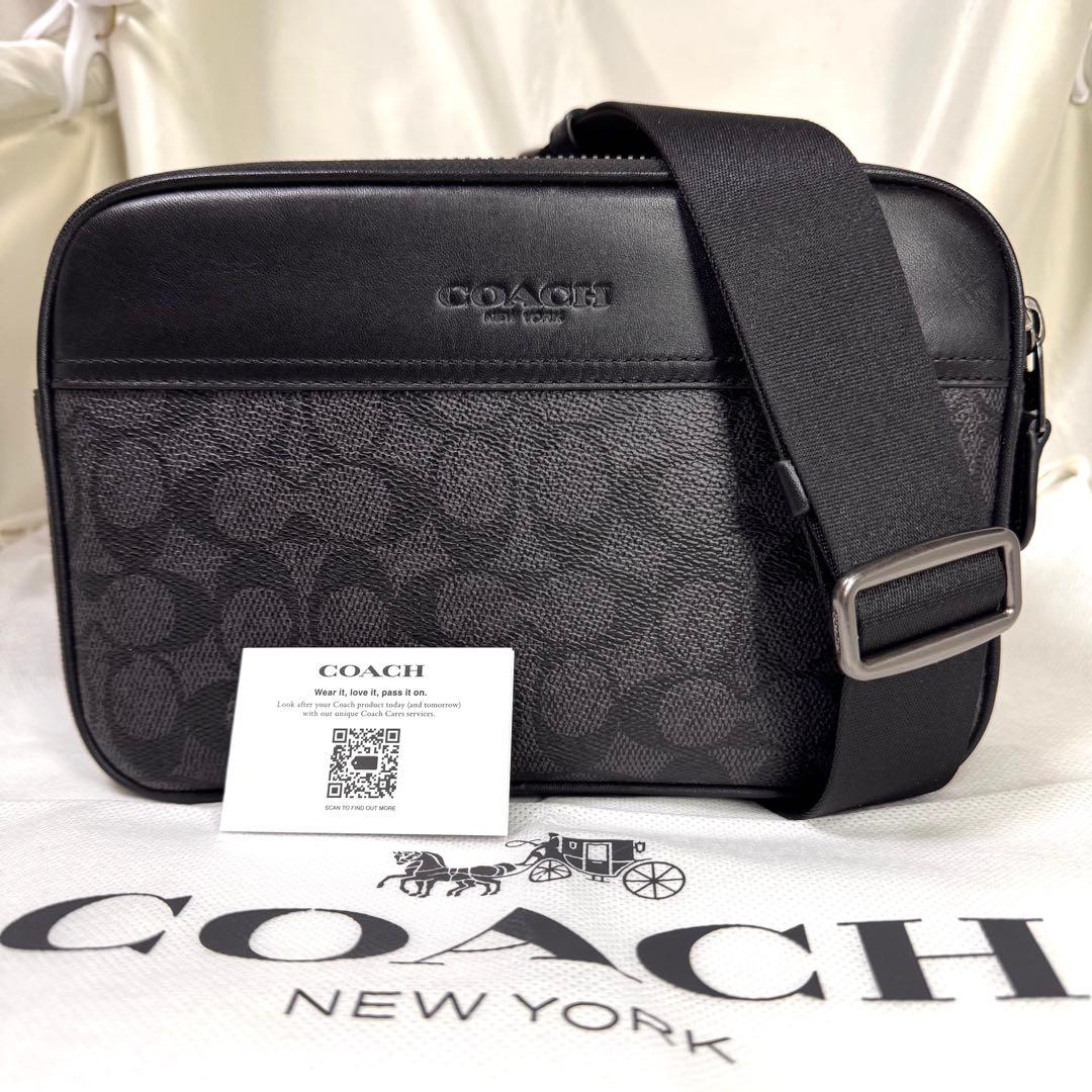 COACH コーチ　グラハム　クロスボディ　シグネチャーPVC 新品未使用