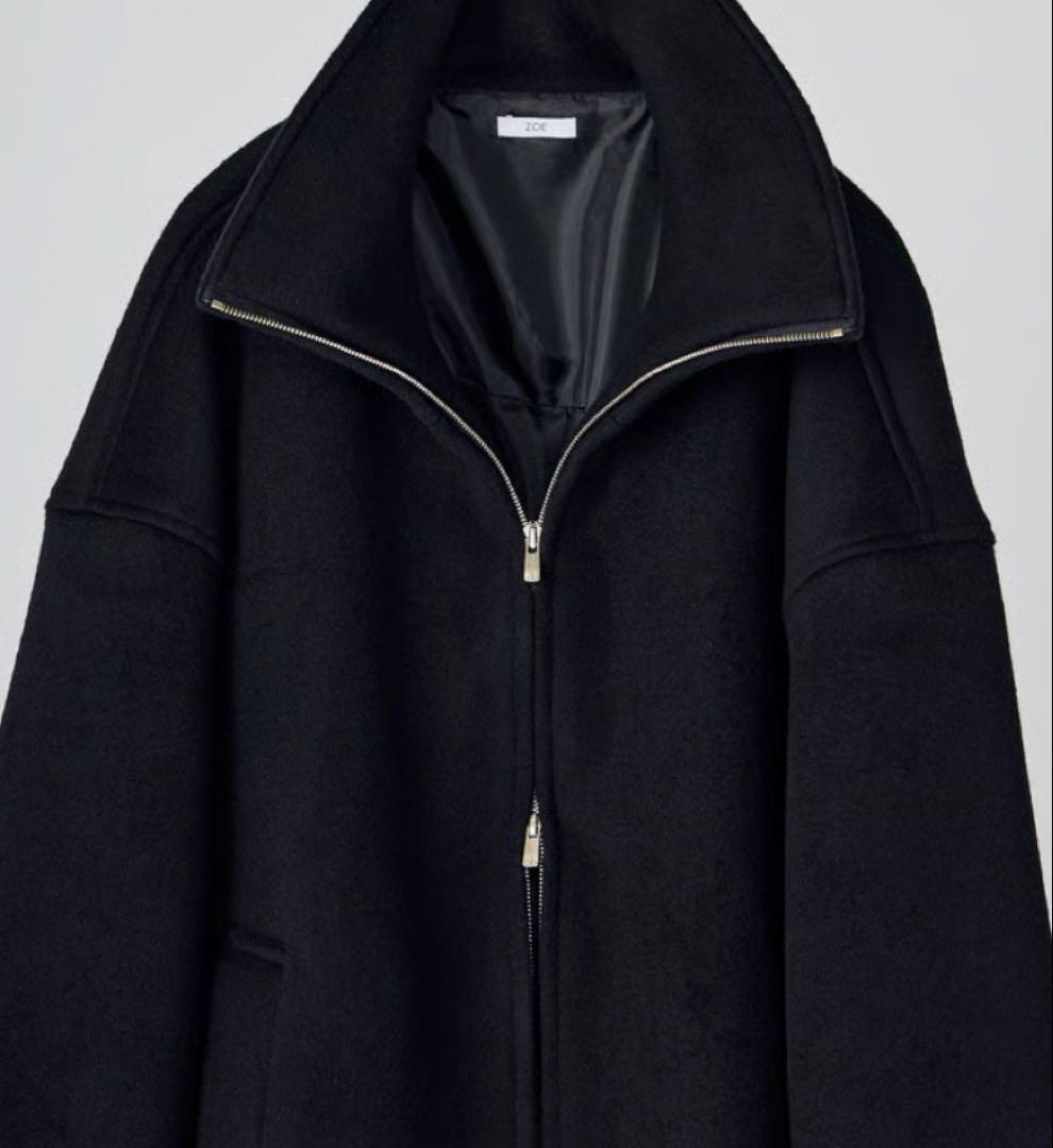 ジャケット・アウター High-neck cocoon blouson / 252ZOE-BZ02