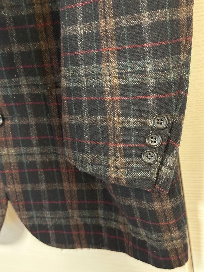 美品　COMME des GARCONS HOMME チェック柄ジャケット S