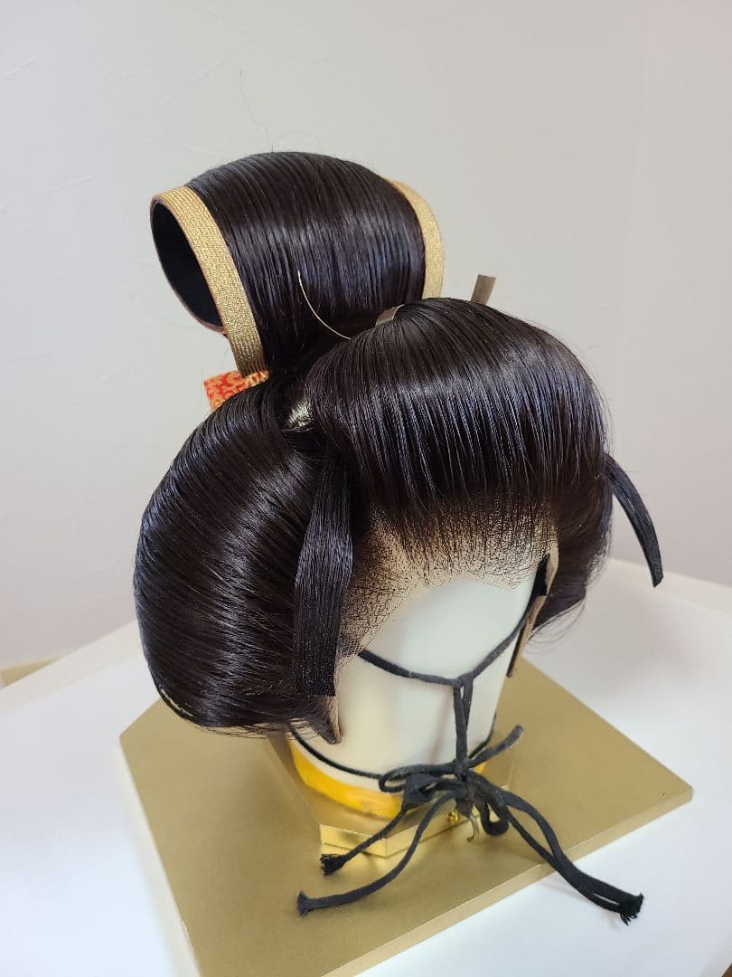 ダイゴロ　花嫁かつら・かんざし4点セット　専用ケース付き