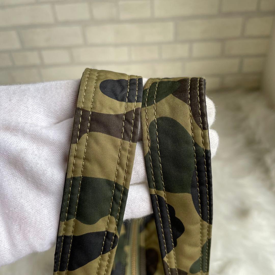 ポーター タンカー アベイシングエイプ コラボ カモフラ ドラムバッグ