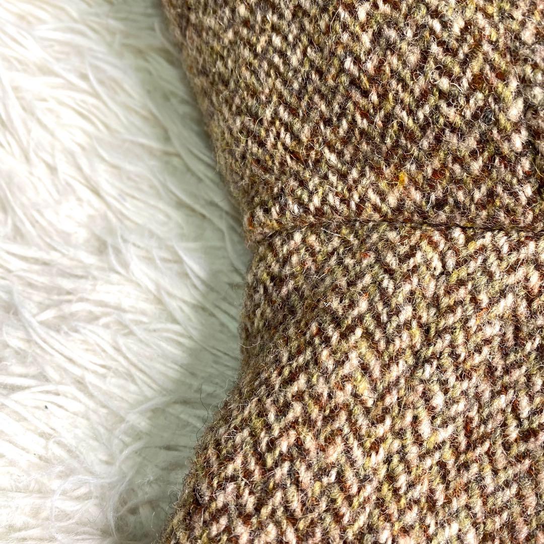 良品✨ハリスツイード テーラード くるみボタン ヘリンボーン Alexandre