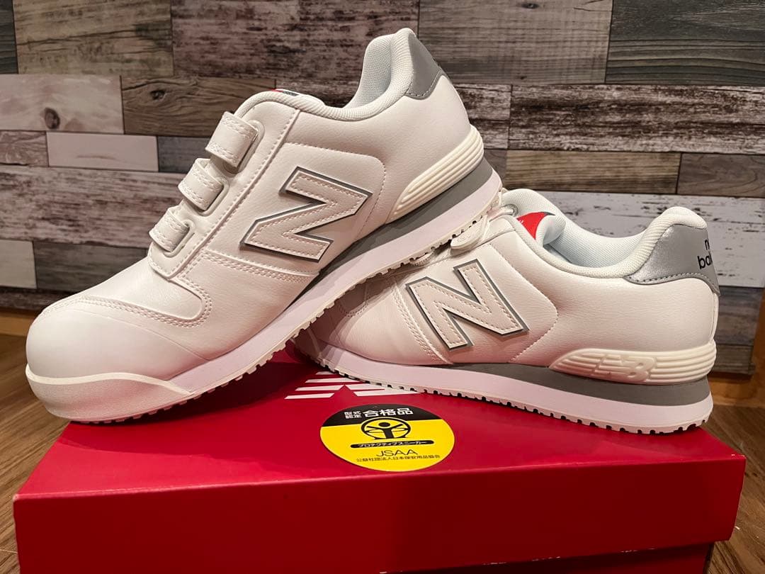 ⭐️タイムセール【安全靴25.0㎝】 ニューバランス スニーカー ベルクロ