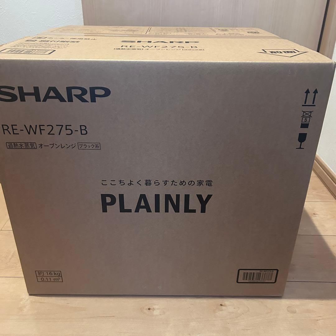 電子レンジ　シャープ　SHARP PLAINLY オーブンレンジ　ブラック