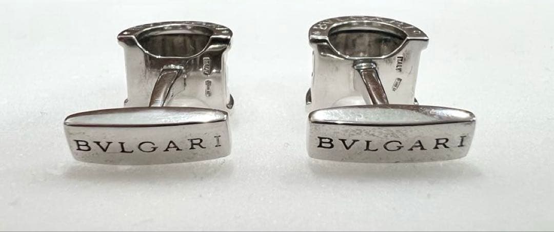 BVLGARI　ブルガリ　カフリンクス　ビーゼロワン　シルバー925　 箱付き