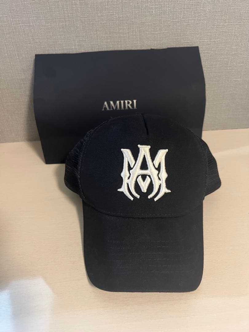 【国内正規】 AMIRI ブラック メッシュキャップ