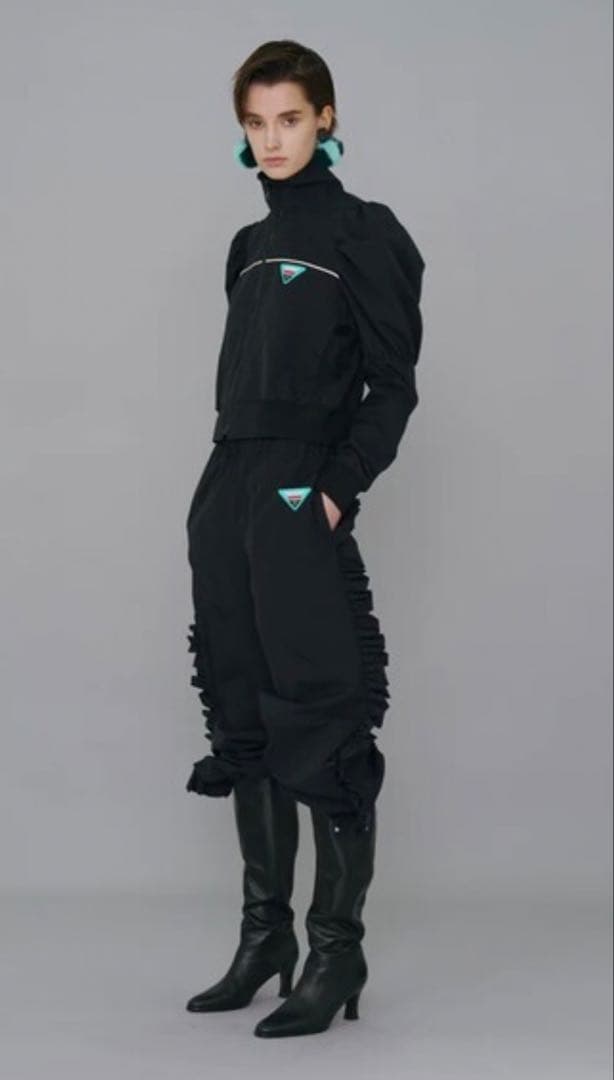 NON TOKYO/ノントーキョー/フリルトラックパンツ