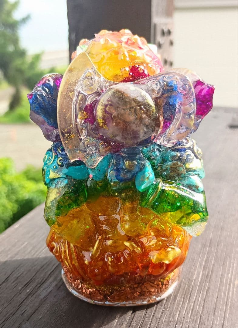 CHAKRA✧COLOR✧ガネーシャ神✧オルゴナイト