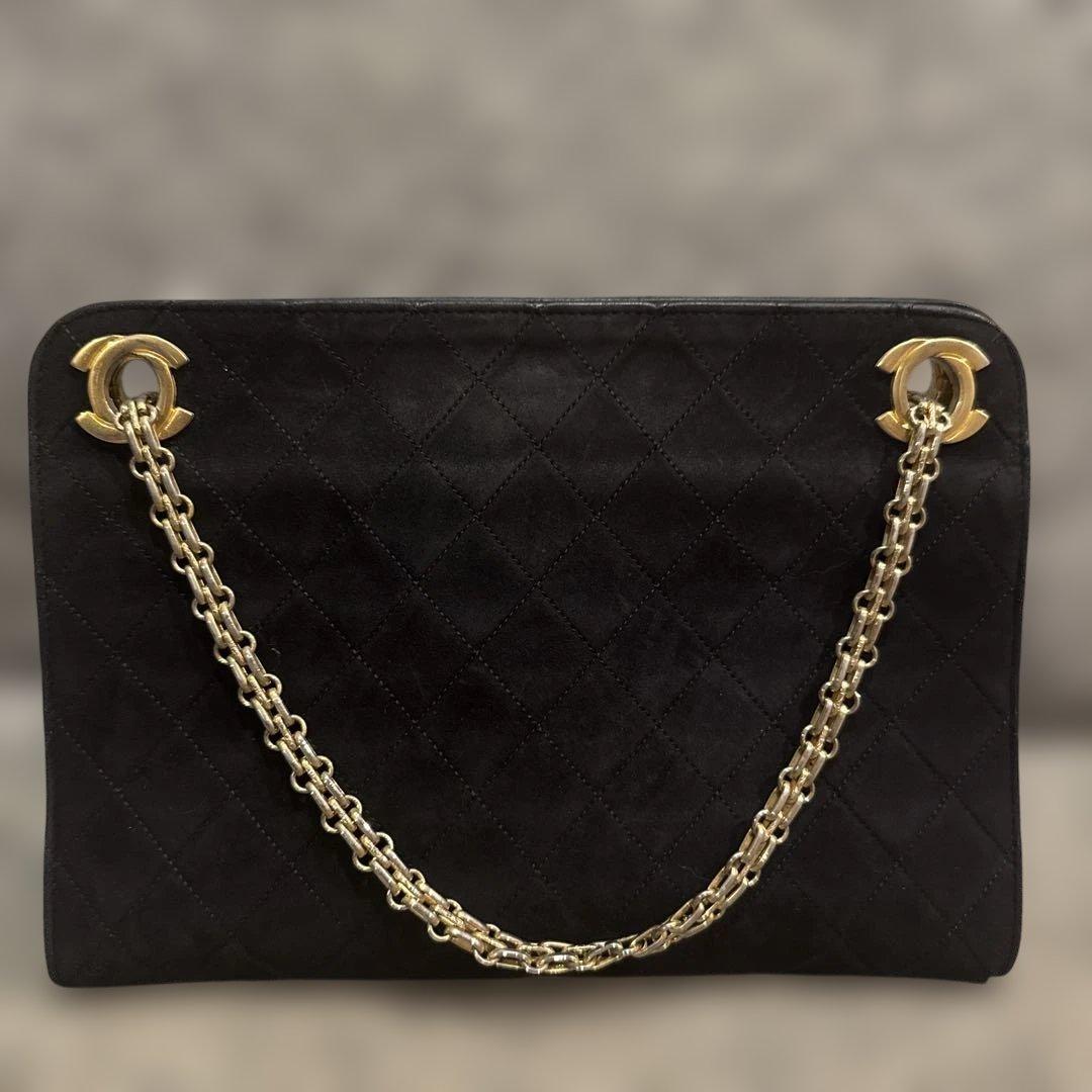 シャネル マトラッセ コットン チェーン ショルダー バッグ