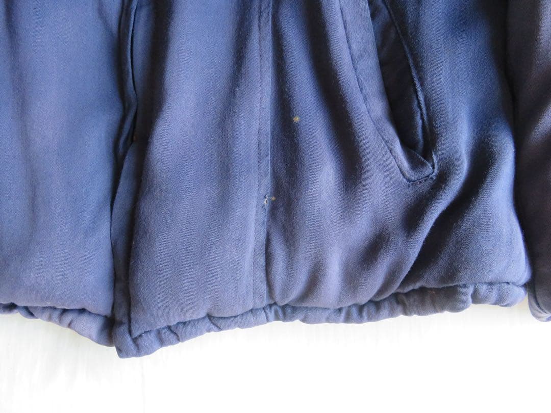 50s rayon gabardine jacket 【茄子紺】