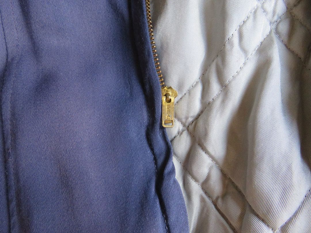 50s rayon gabardine jacket 【茄子紺】