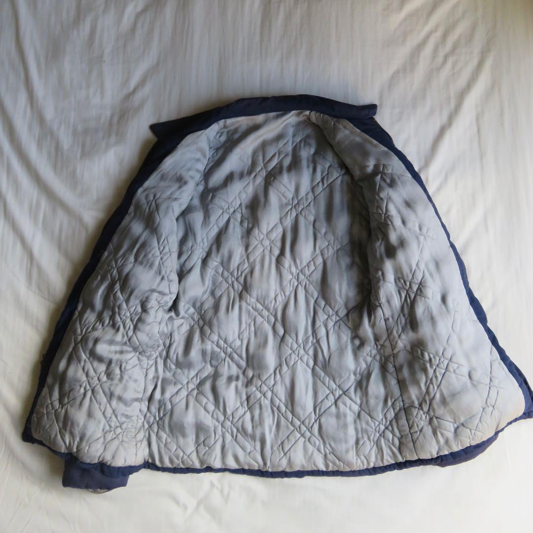 50s rayon gabardine jacket 【茄子紺】