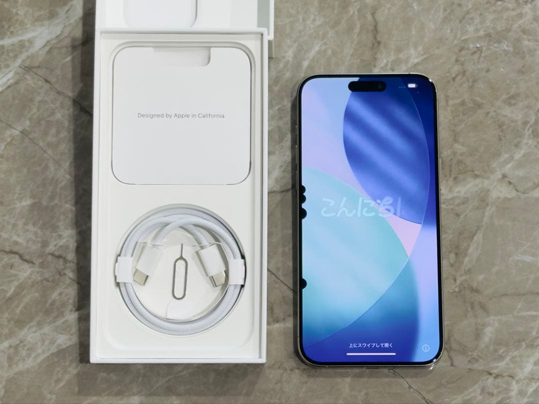 【動作確認済】iPhone 15 Pro Max 256 ナチュラルチタニウム