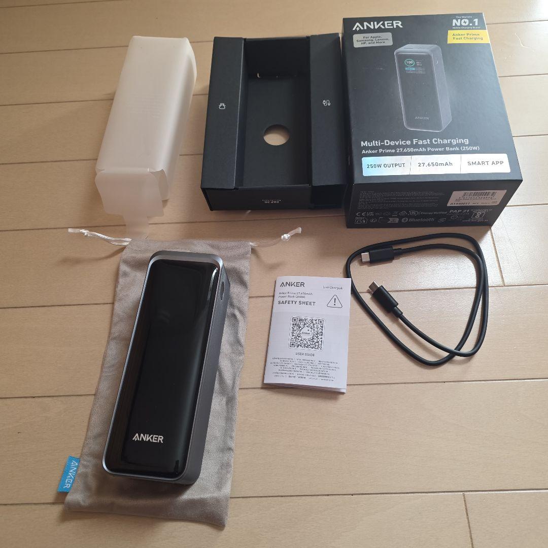 ANKER 27,650mAh モバイルバッテリー　model:A1340