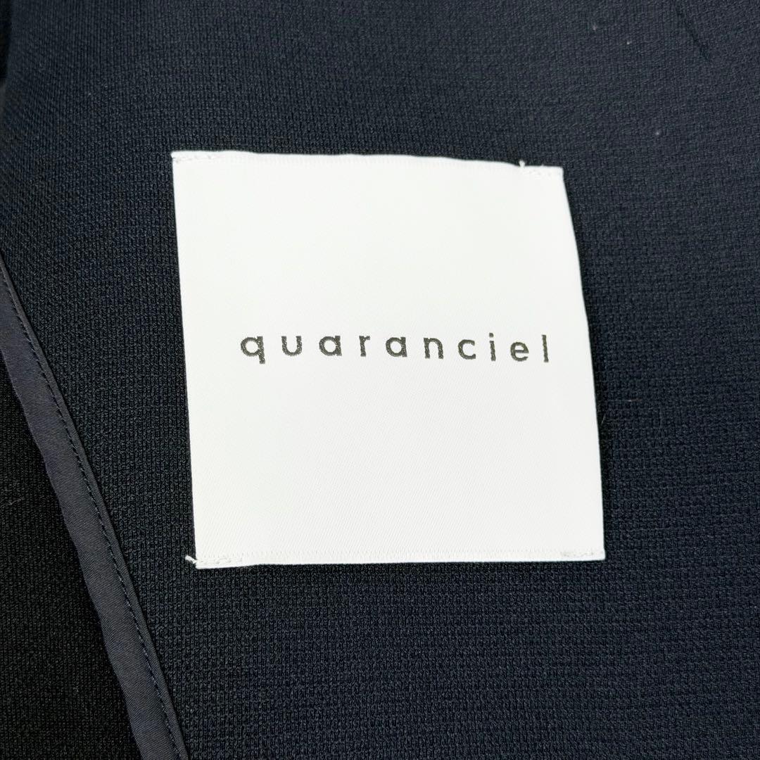 quaranciel カランシエル　ジャージーテーラードジャケット　洗濯可能　金