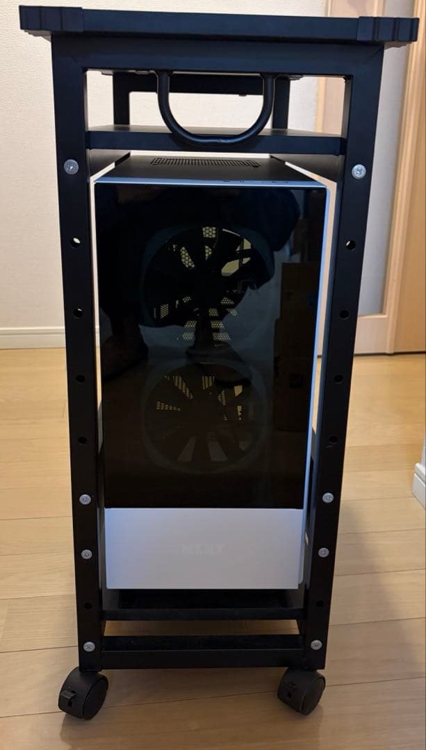 NZXT H510 Elite（ホワイト） 強化ガラス ＋ ラック（希望者のみ）