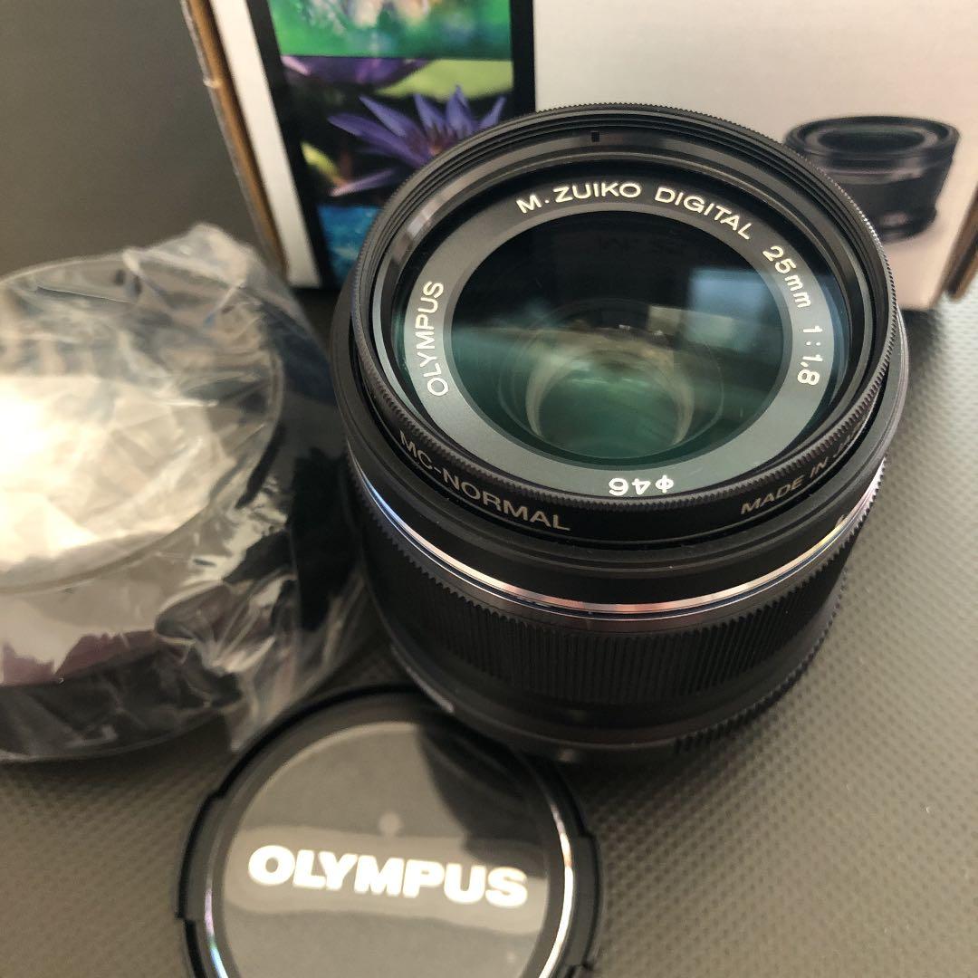 【値下げします】OLYMPUS M25F1.8 ブラック