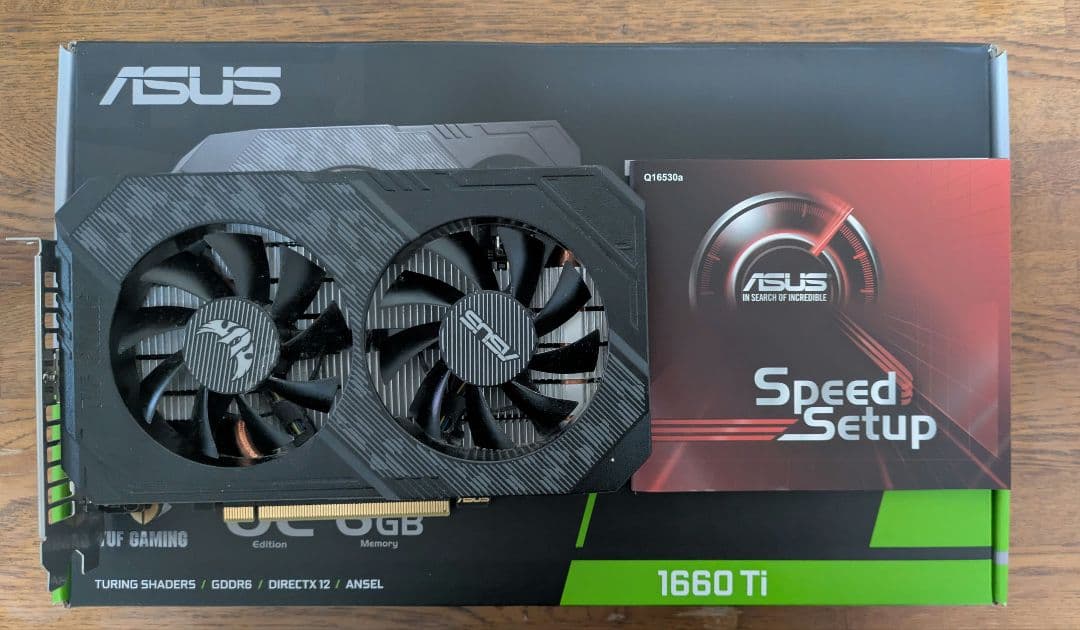 グラフィックボード・グラボ・ビデオカード ASUS TUF GAMING GTX 1660 Ti 6GB OC