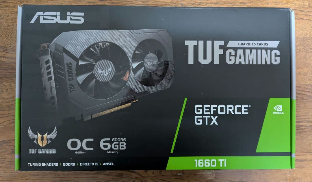 グラフィックボード・グラボ・ビデオカード ASUS TUF GAMING GTX 1660 Ti 6GB OC