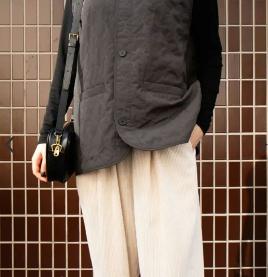 NO CONTROL AIR ✨️ポリエステル コーデュロイテーパードパンツ