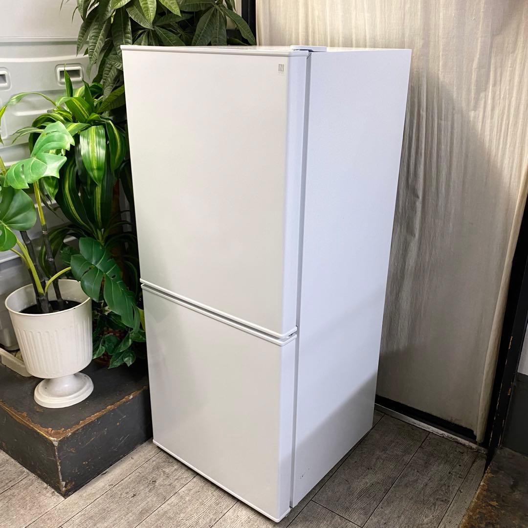 人気ニトリ！四角てシンプルなオシャレ感♪一人暮らしに ！2ドア冷凍冷蔵庫106L