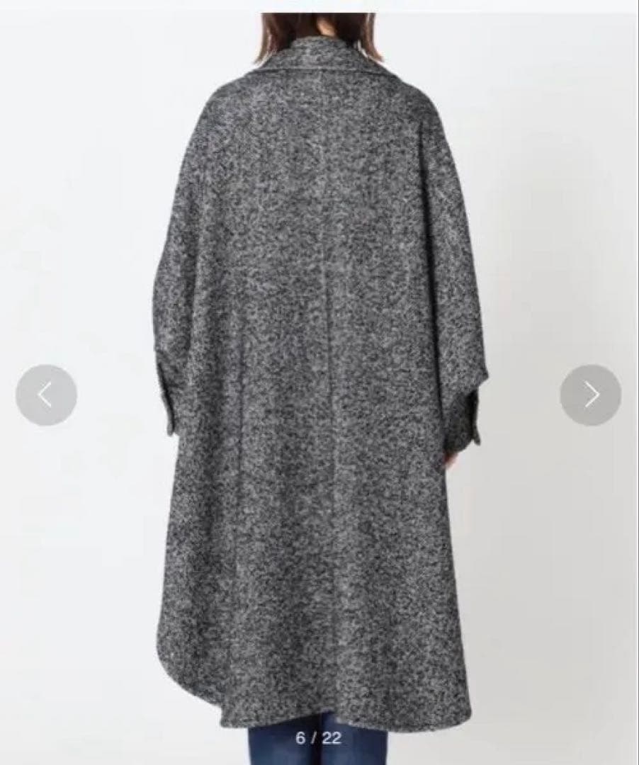 完売品♡ジャーナルスタンダード ウール ヘリンボーンデザインワイドコート