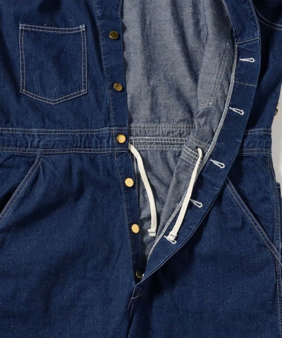 【最安値】 Unlikely Coverall Indigo Denim