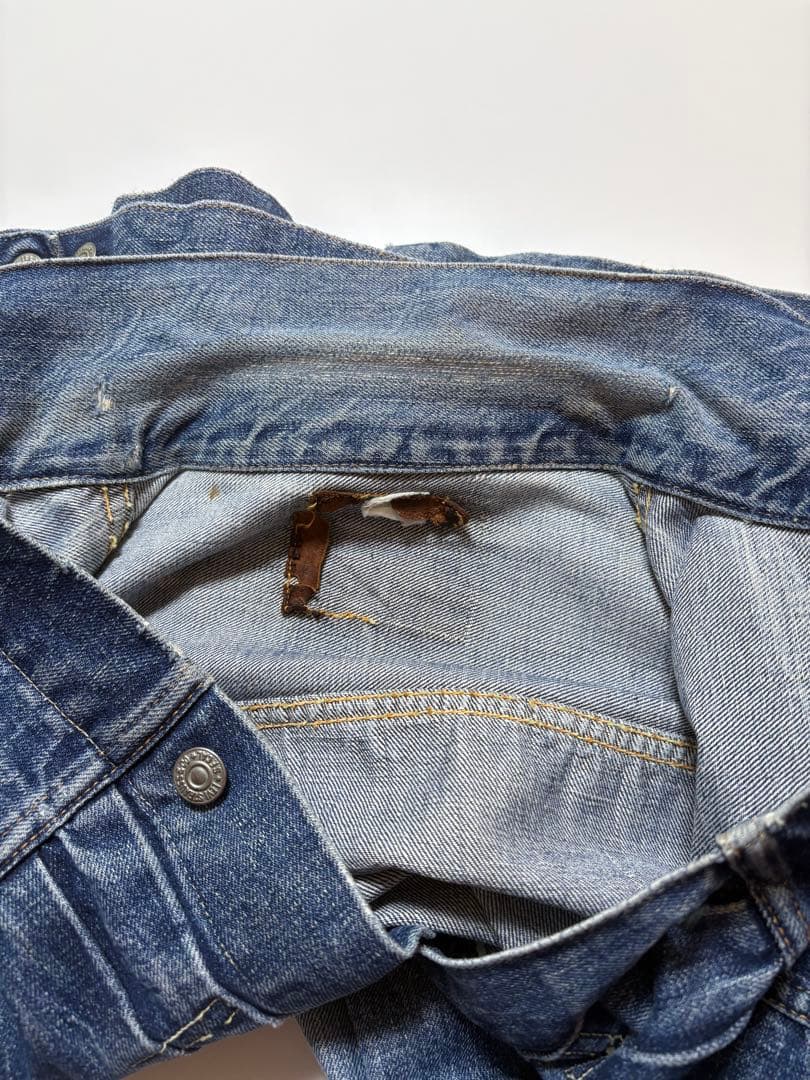 LEVIS オリジナル 507XX セカンド革パッチ　デニムジャケット