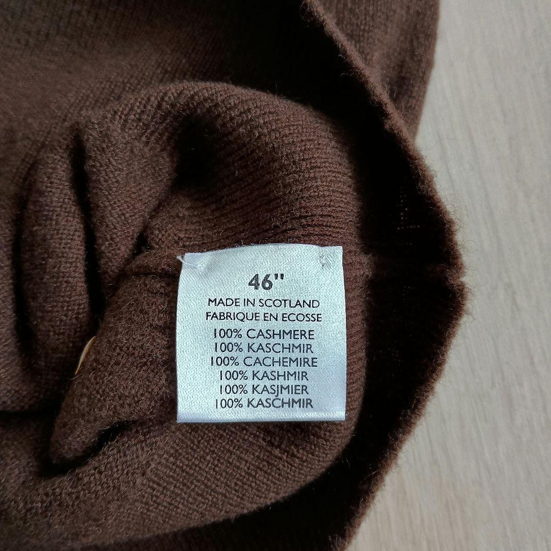 Johnstons of Elgin ブラウン カシミヤセーター