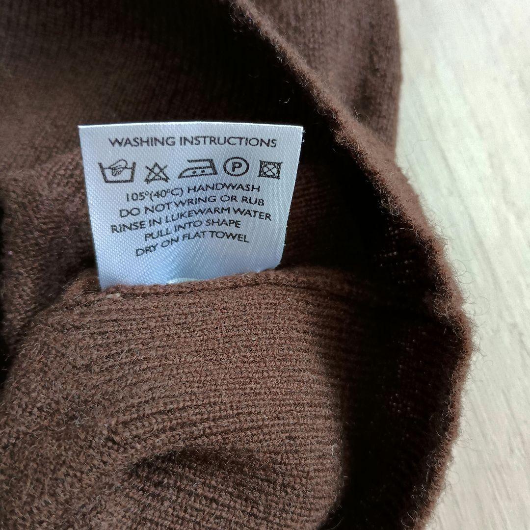 Johnstons of Elgin ブラウン カシミヤセーター