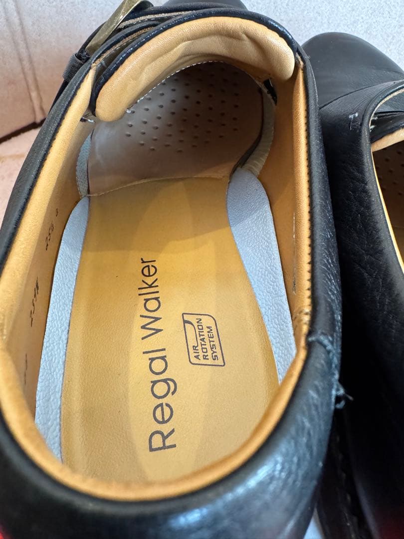 Regal Walker ブラックレザーシューズ25.5cm