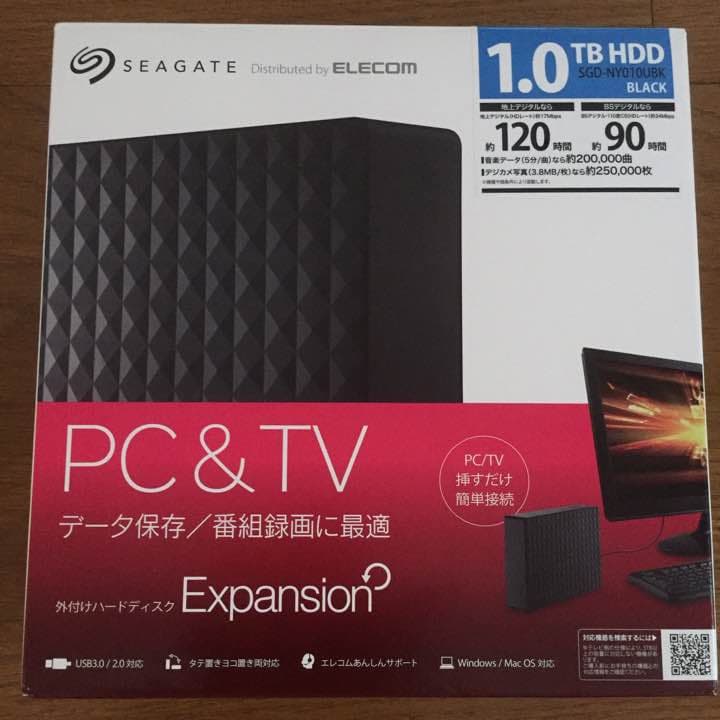 SEAGATE 1.0 TB HDD   外付けHDD