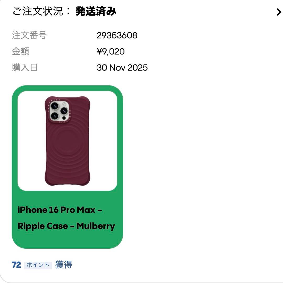 casetify ケースティファイ マルベリー iPhone 16 ProMax