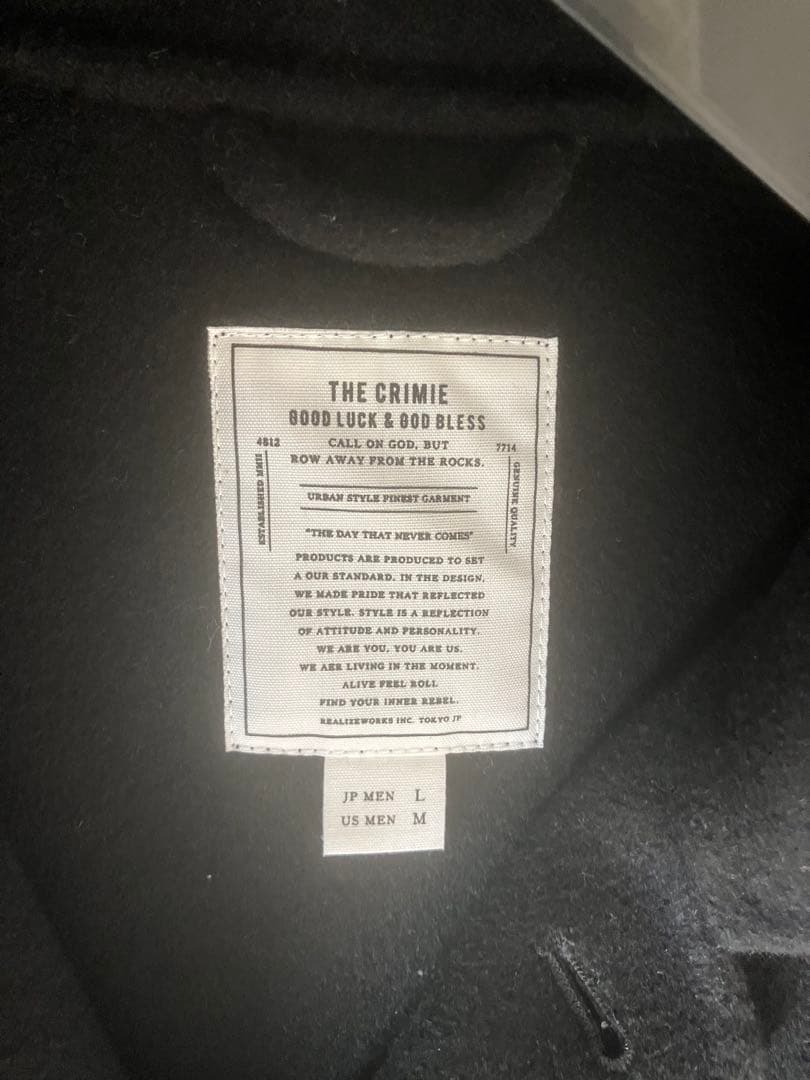 ⭐︎新品未使用⭐︎THE CRIMIE クライミー カシミヤ混カバーオールジャケット