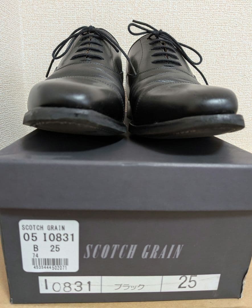 スコッチグレイン ストレートチップ ビジネスシューズ　25cm