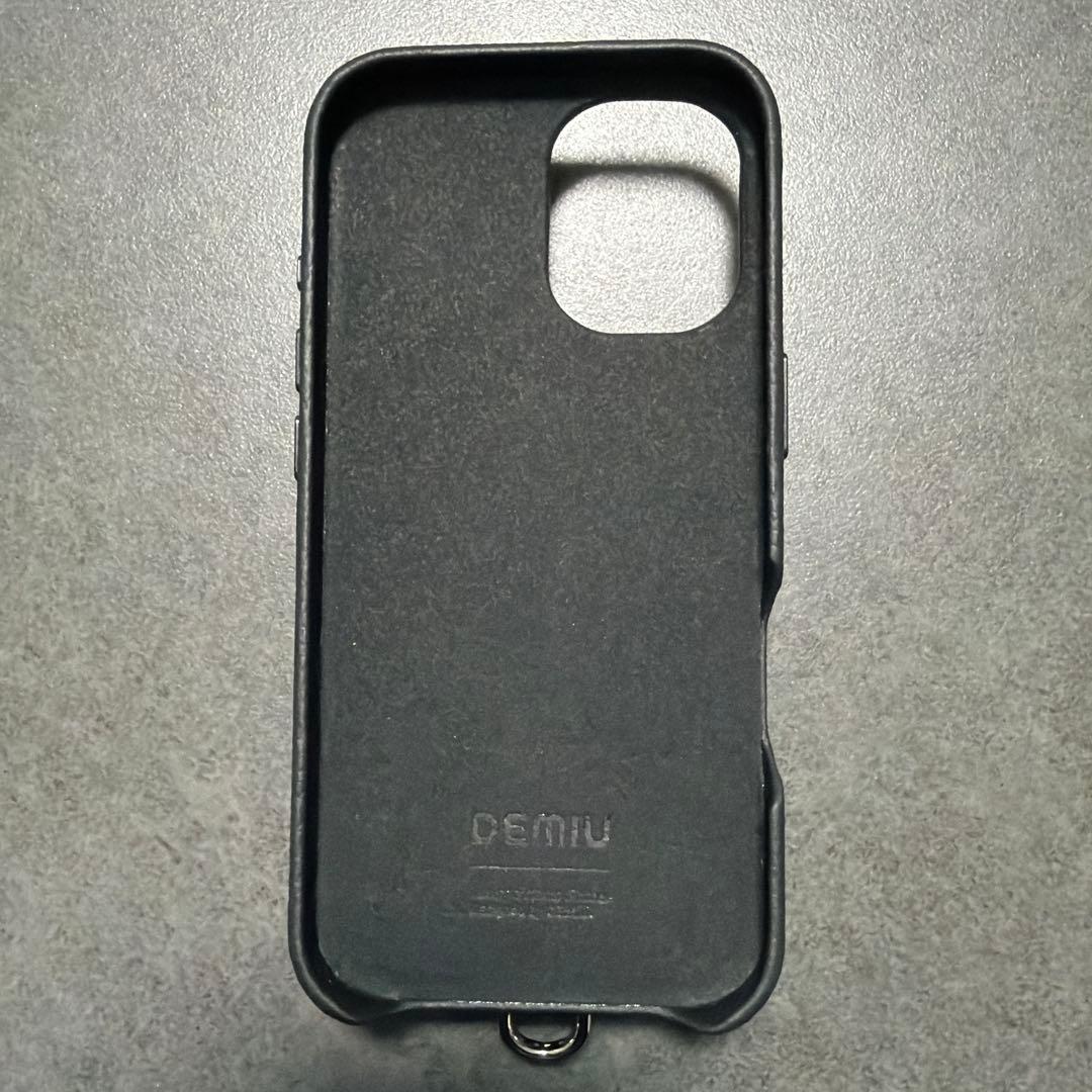 DEMIU iPhone17 ケース 背面 手帳型 レザー