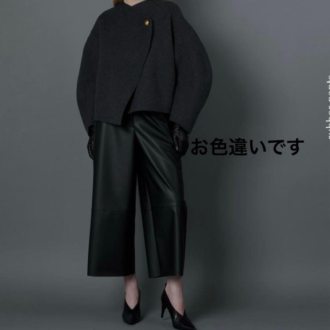 Heve ヘイヴ 24AW rubber pants ラバーパンツ　キャメル36
